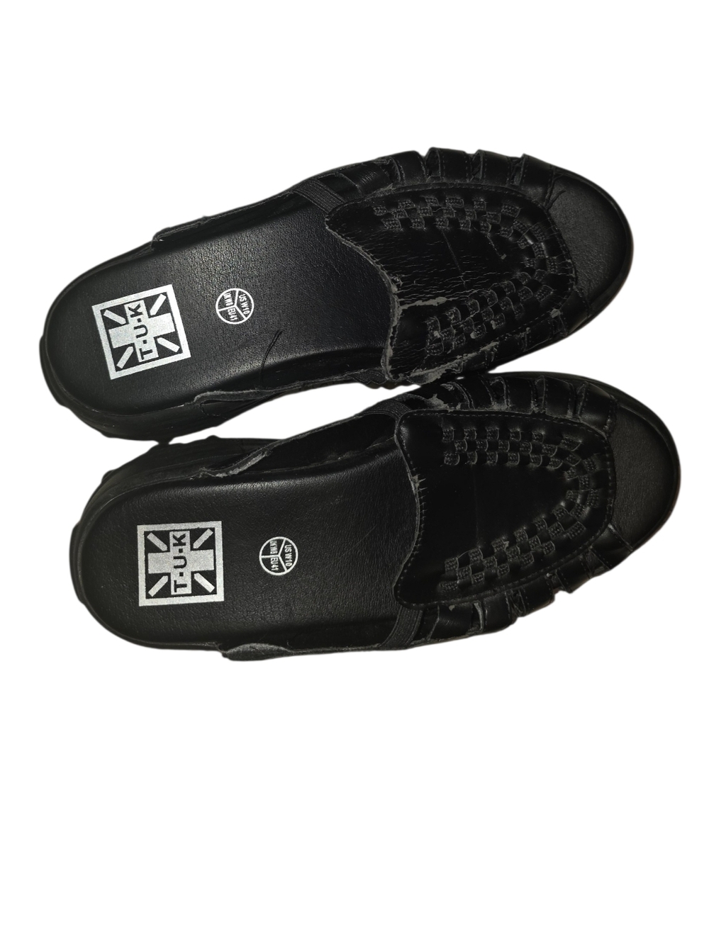 T.U.K. Woven Creeper Sandals 10